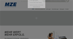 Desktop Screenshot of mze.de